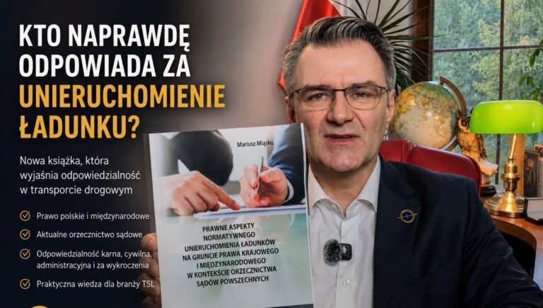 Kto naprawdę odpowiada za normatywne unieruchomienie jednostek ładunkowych? Publikacja, która zmienia spojrzenie na odpowiedzialność w branży TSL